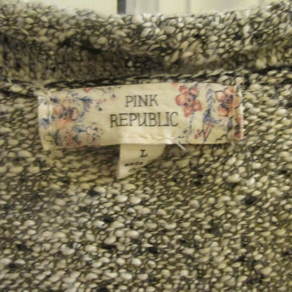 PINK REPUBLIC Cross Sweater -Juniors Size Large - Picture 3 of 5